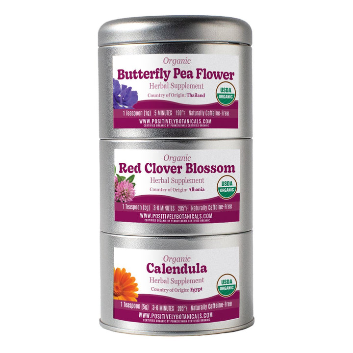 Organic Positively Botanical Tin Trio - Hey Gorgeous