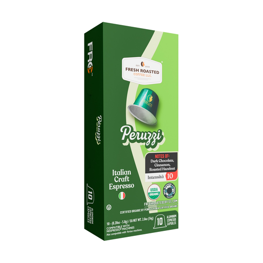 Italian Craft Espresso: Organic Peruzzi - Espresso Capsules