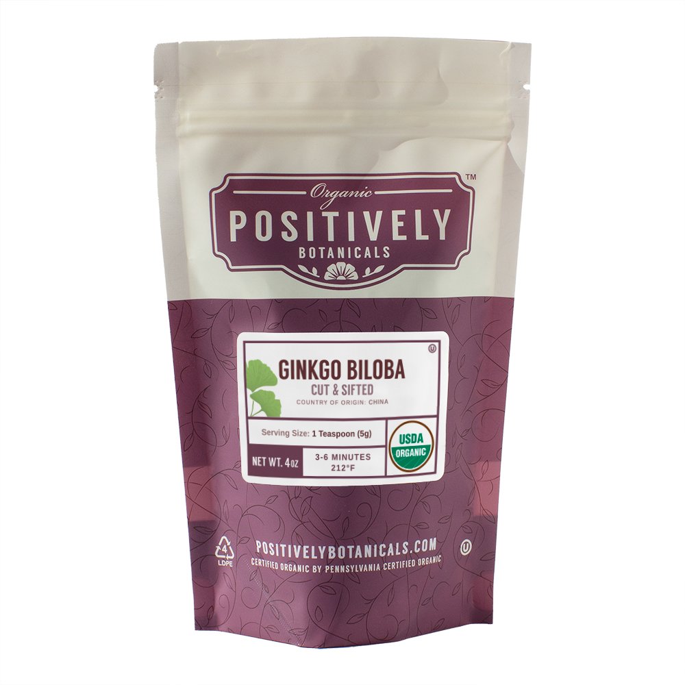Organic Ginkgo Biloba - Loose Leaf Botanical
