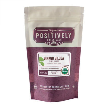 Organic Ginkgo Biloba - Loose Leaf Botanical