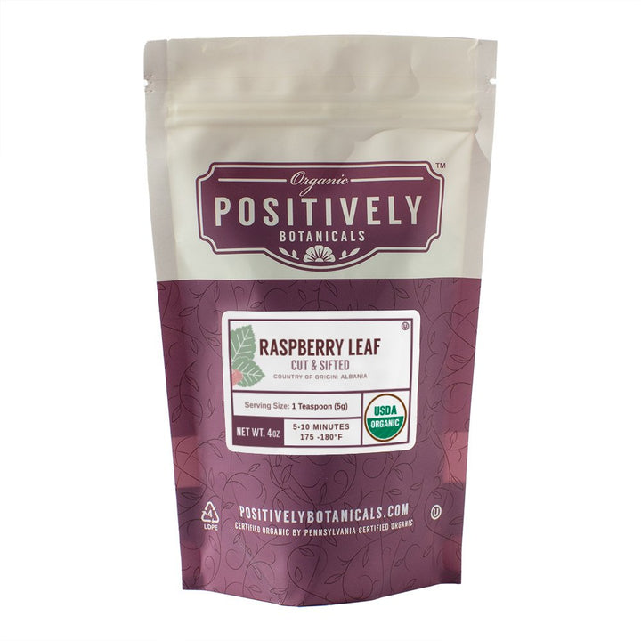 Organic Raspberry Leaf - Loose Leaf Botanical