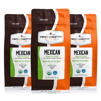 Organic Mexican Water-Processed Half Caf - Roasted Coffee
