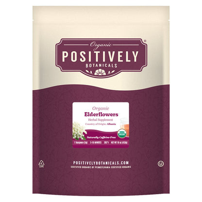 Organic Elderflowers - Loose Leaf Botanical