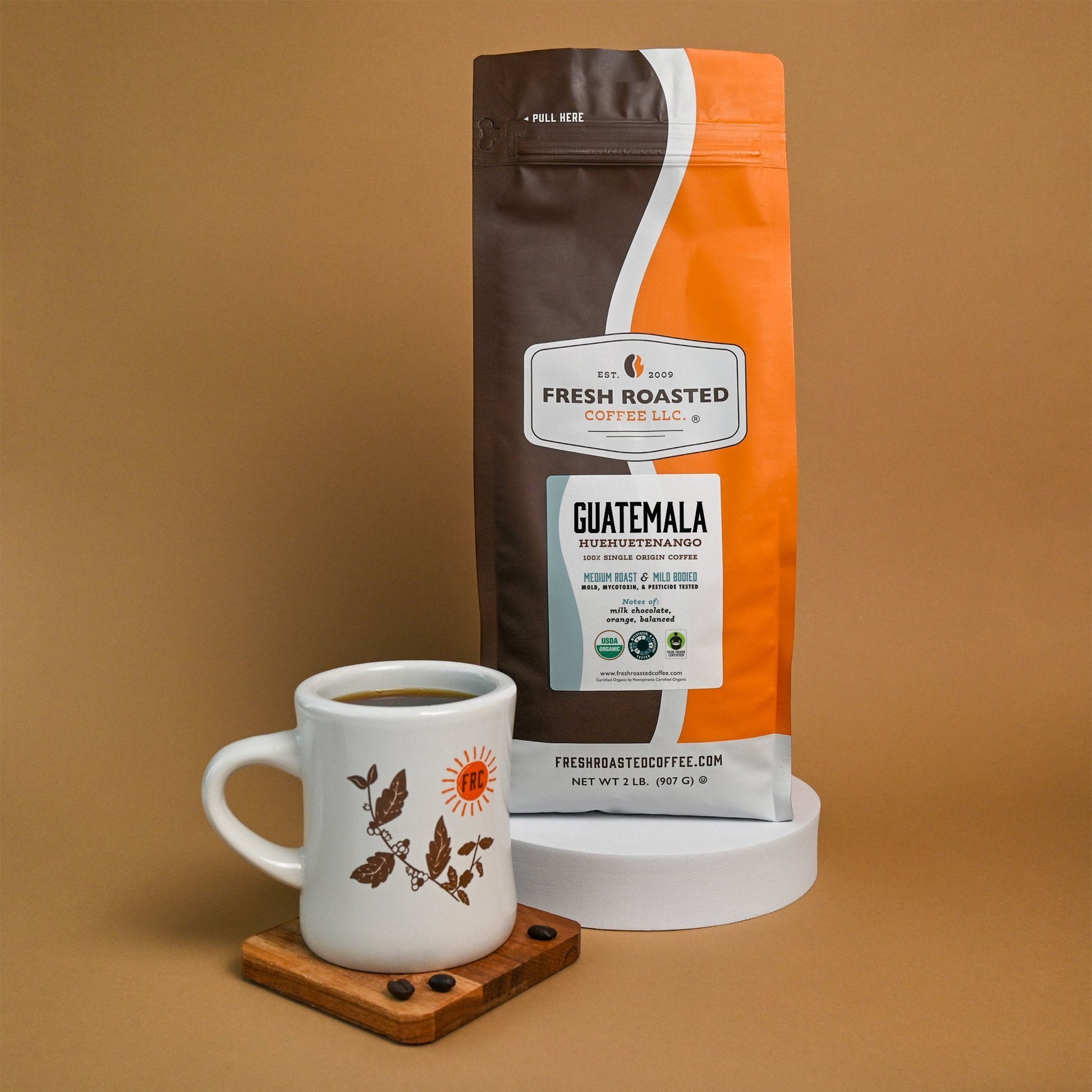 Organic Guatemalan Huehuetenango - Roasted Coffee
