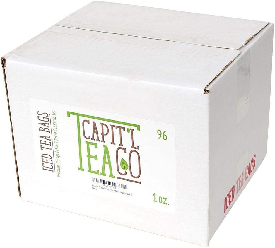Orange Pekoe & Pekoe Cut Black Tea, 96 Count - Gallon Size Bags