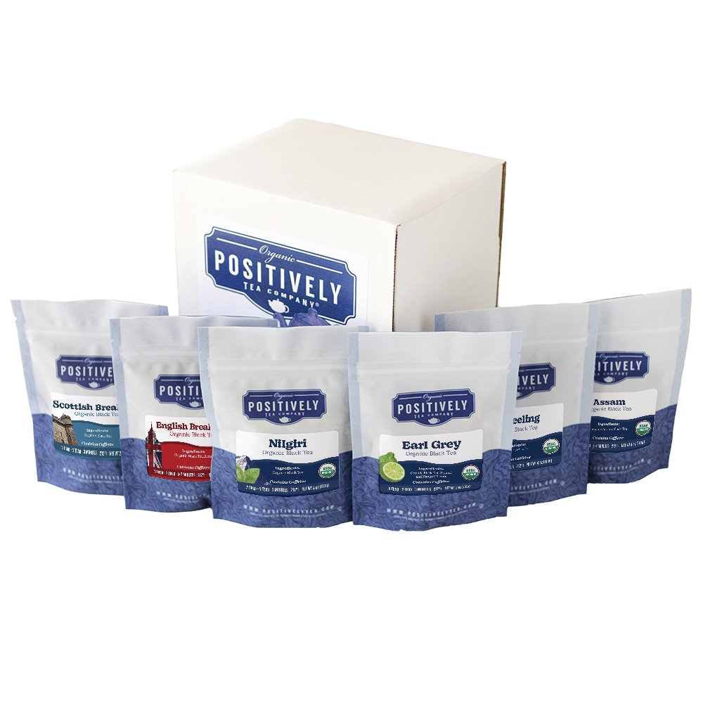 Organic Positively Tea Sampler - Traditional Black Tea Mini-Flight