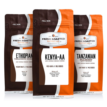 East African Coffee Trio - Roasted Coffee Bundle