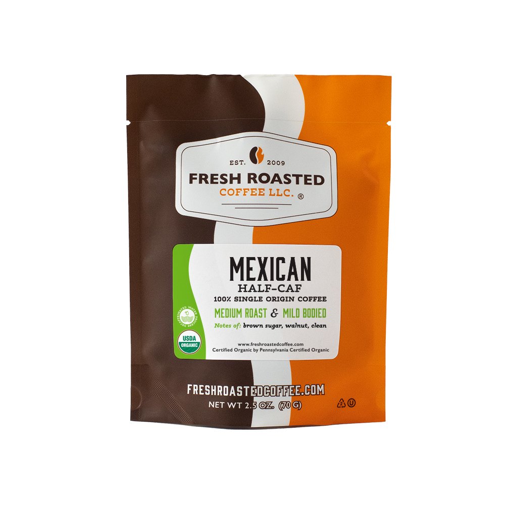 Organic Mexican Water-Processed Half Caf - Roasted Coffee