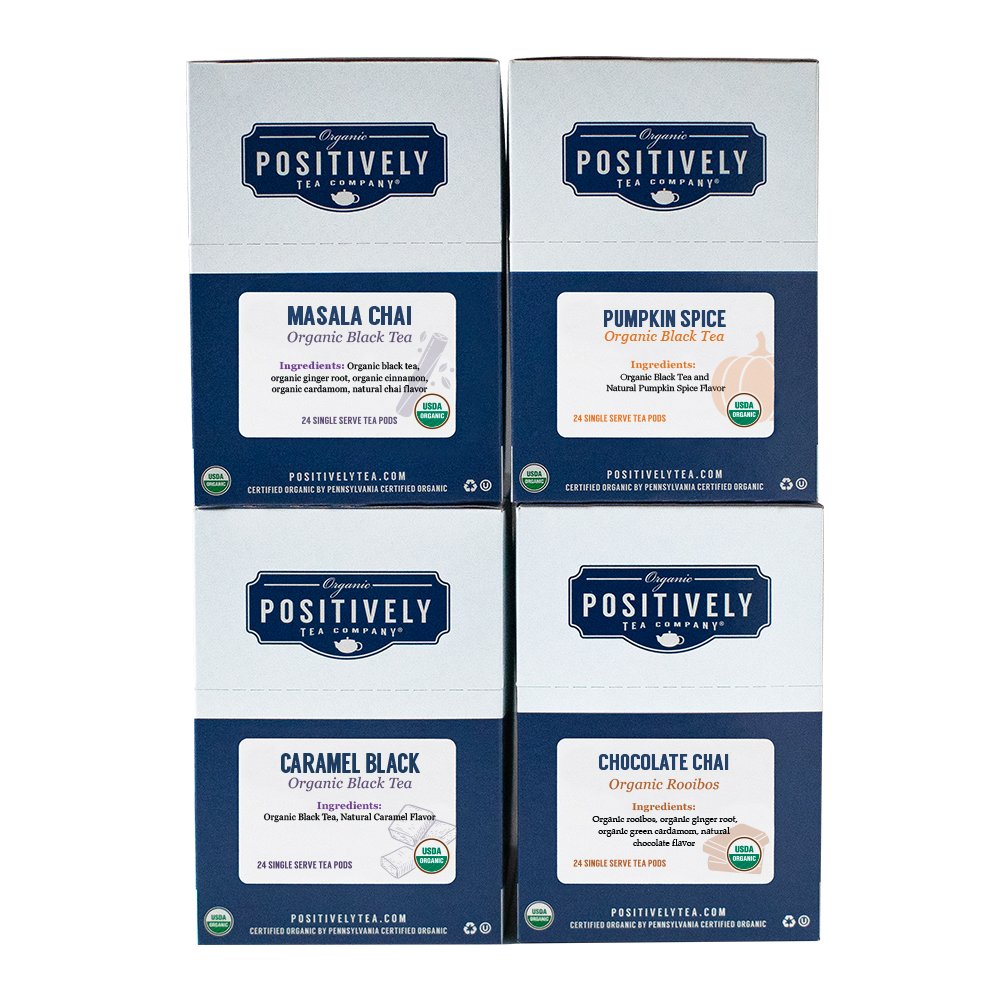 Organic Positively Tea Sweet & Spicy Favorites - Classic Tea Pods