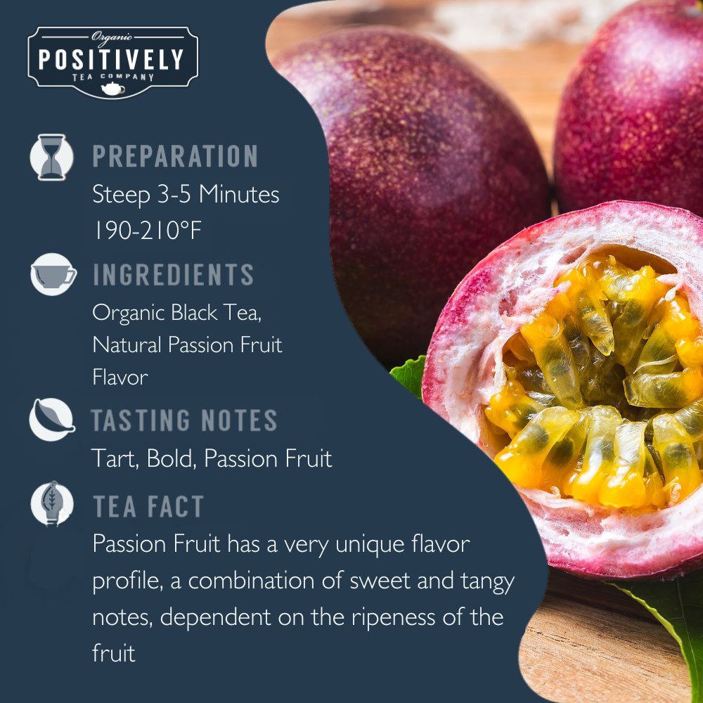 Organic Passionfruit Black Tea - Tea Bags