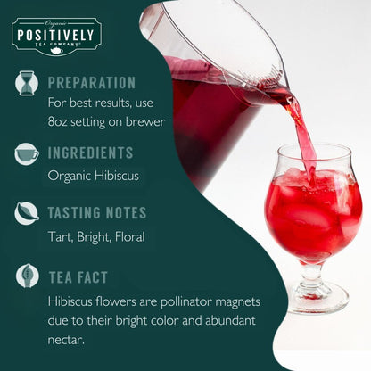 Organic Hibiscus - Classic Tea Pods