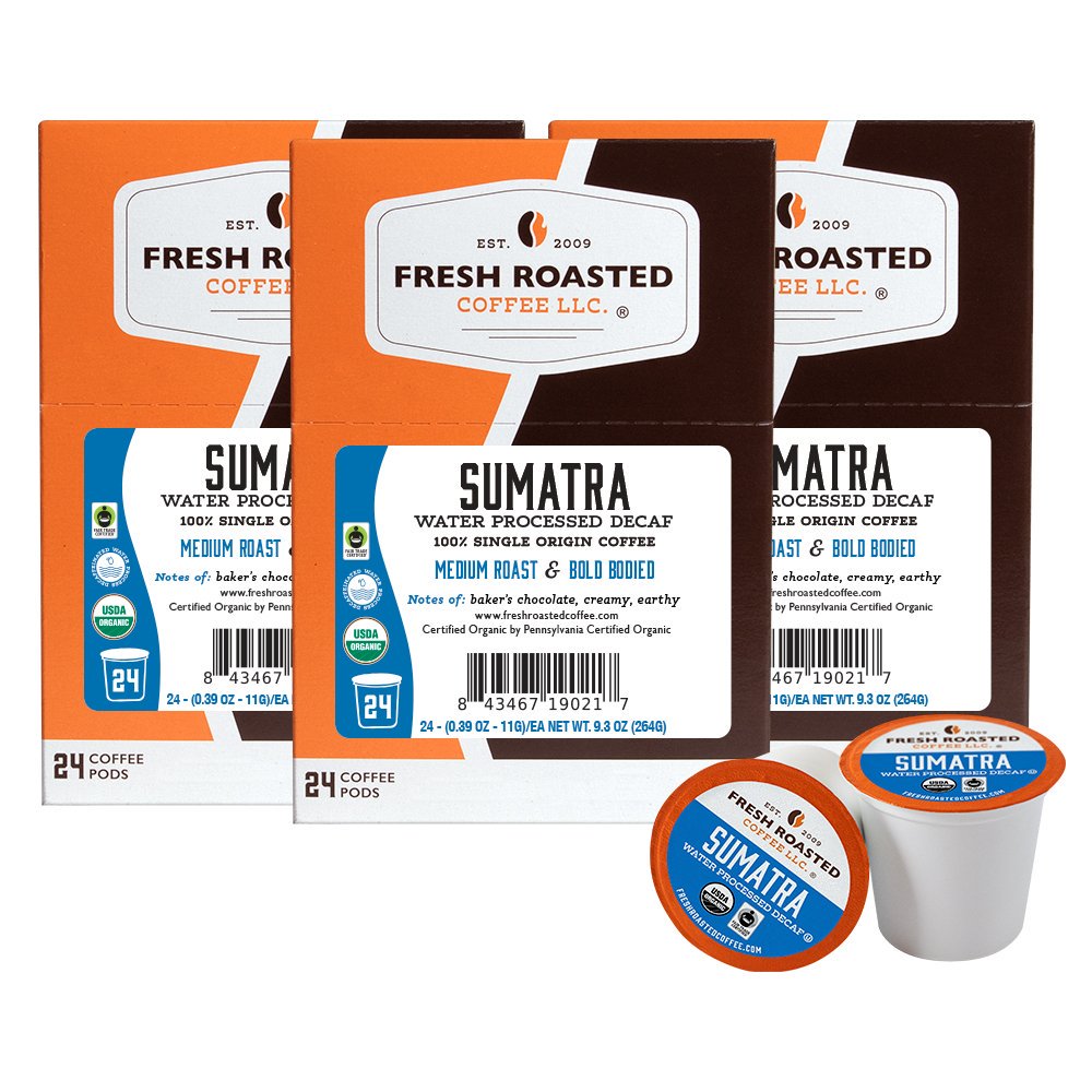 Organic Sumatra Water-Processed Decaf - Classic Coffee Pods