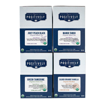 Organic Positively Tea Fruity Flavored Favorites - Classic Tea Pods