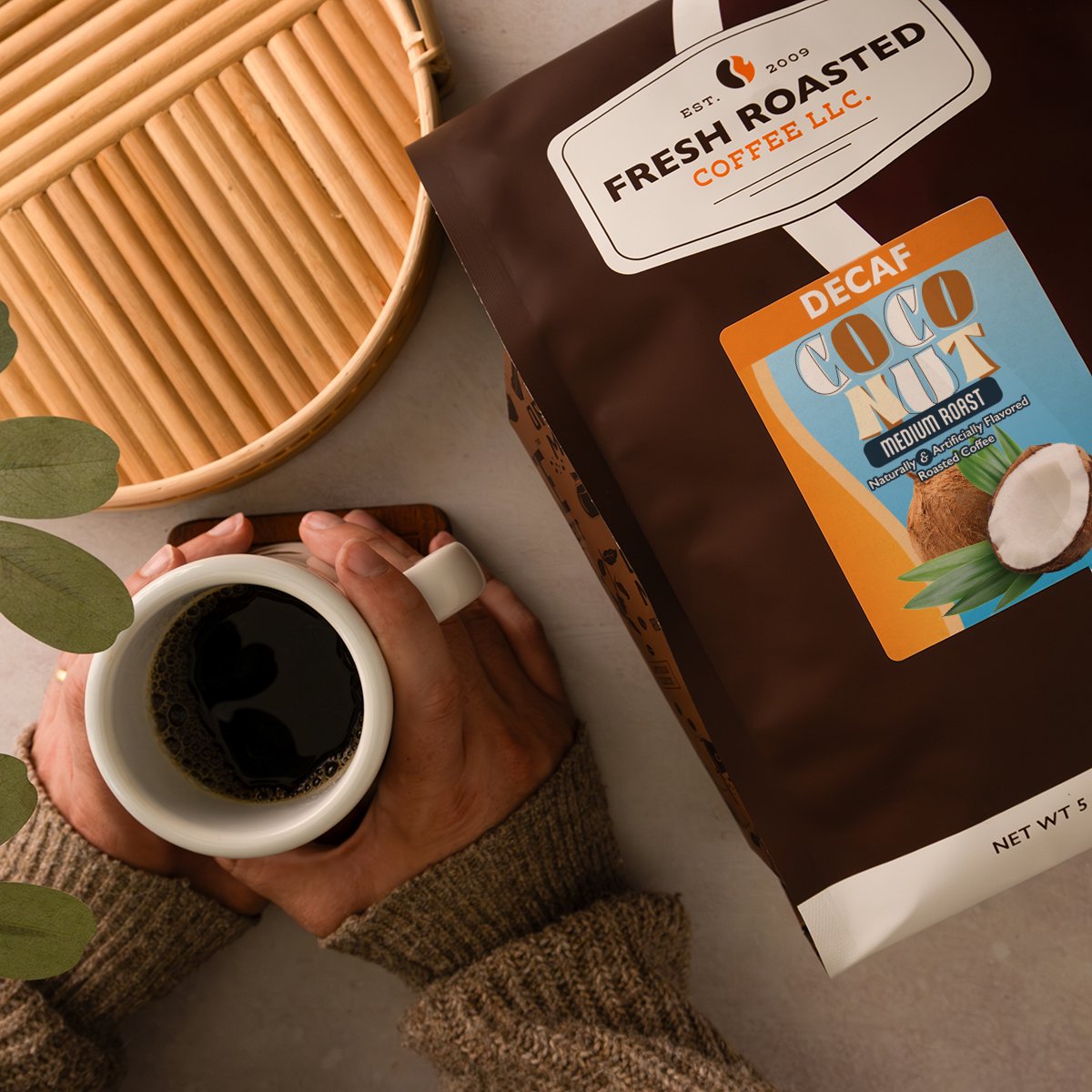 Decaf Coconut - Flavored Roasted Coffee