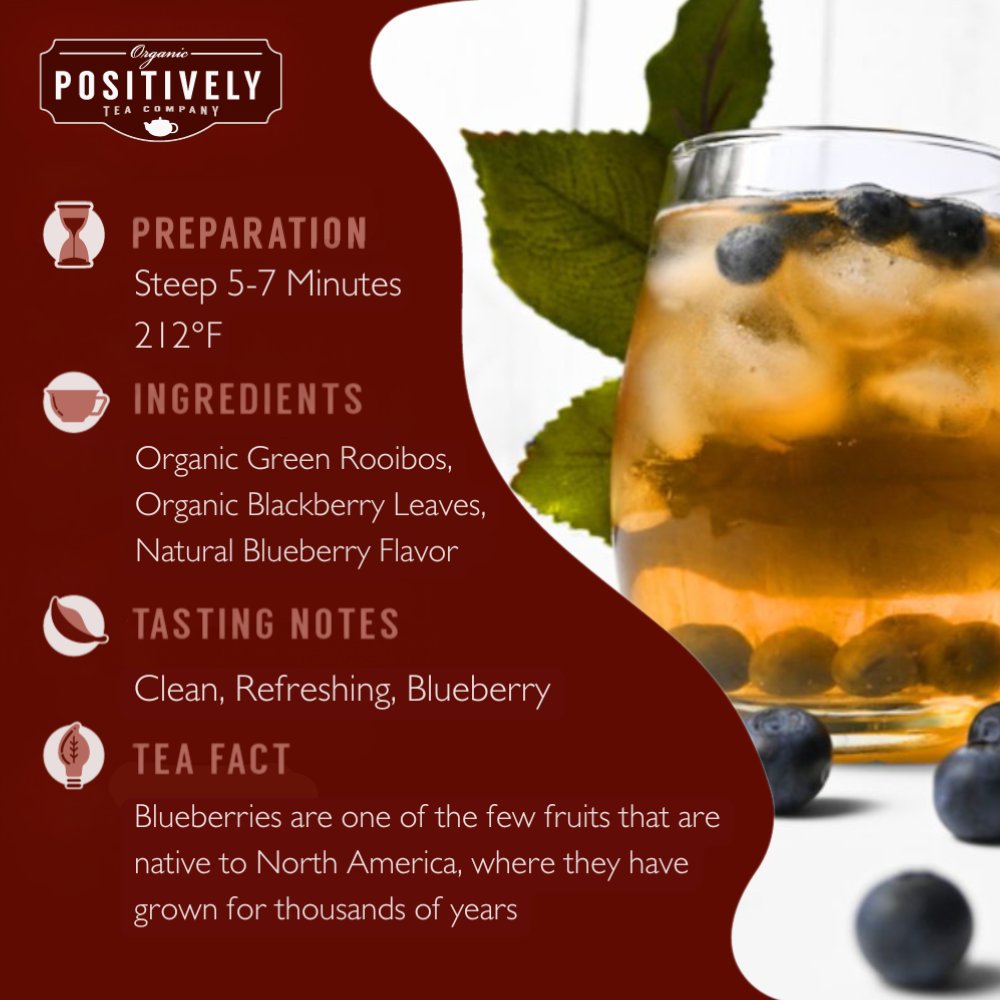 Organic Blueberry Bliss Rooibos - Loose Leaf Tea