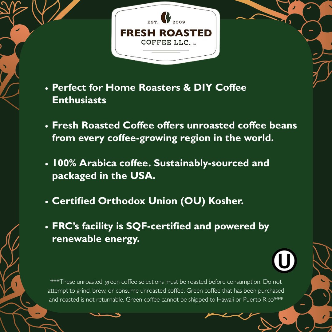 Guatemalan Huehuetenango - Unroasted Coffee