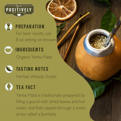 Organic Yerba Mate - Classic Tea Pods