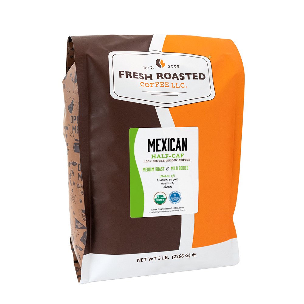 Organic Mexican Water-Processed Half Caf - Roasted Coffee