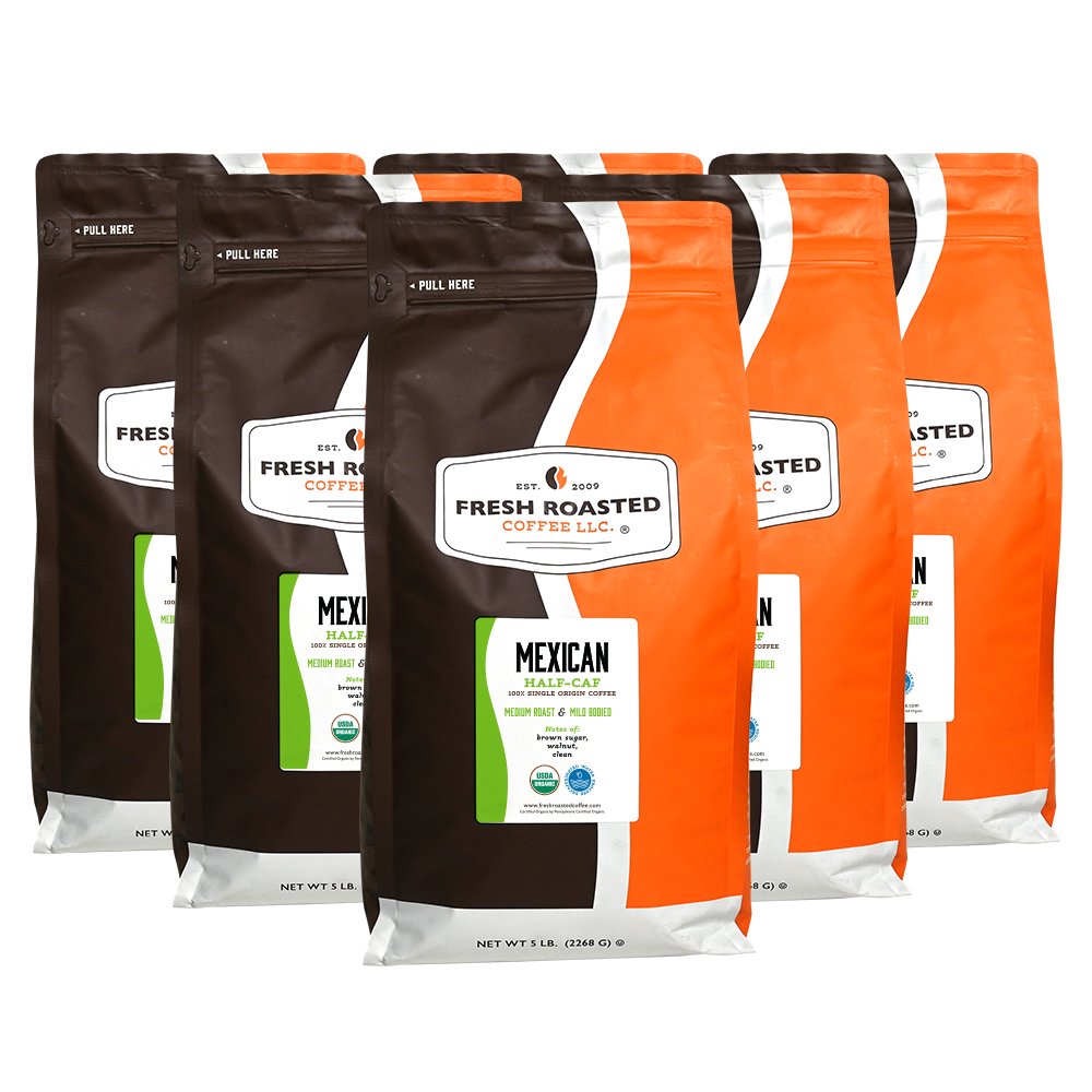 Organic Mexican Water-Processed Half Caf - Roasted Coffee