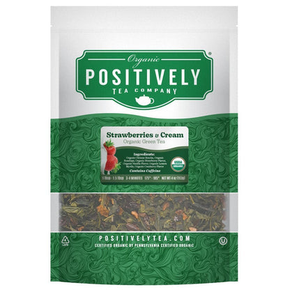 Organic Strawberries and Cream - Loose Leaf Tea