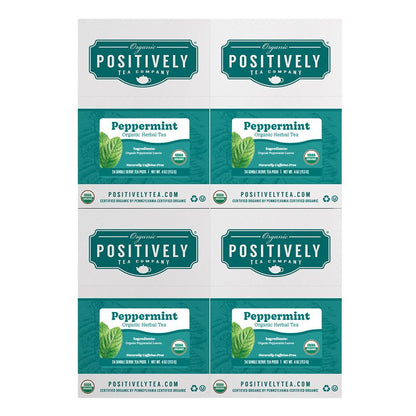 Organic Peppermint Leaf Herbal - Classic Tea Pods