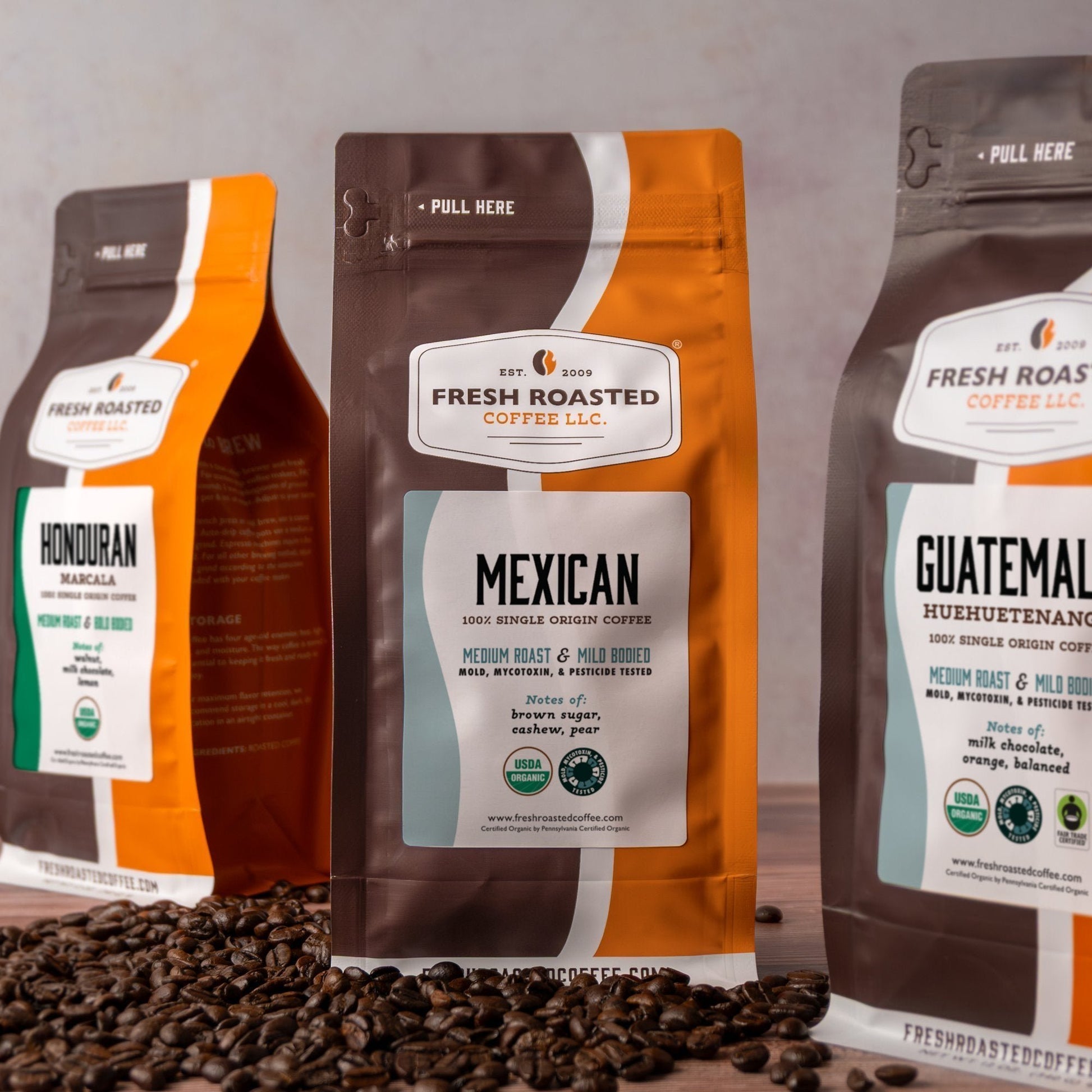 Mesoamerican Trio - Organic Roasted Coffee Bundle