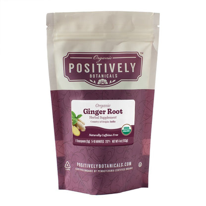 Organic Ginger Root - Loose Leaf Botanical