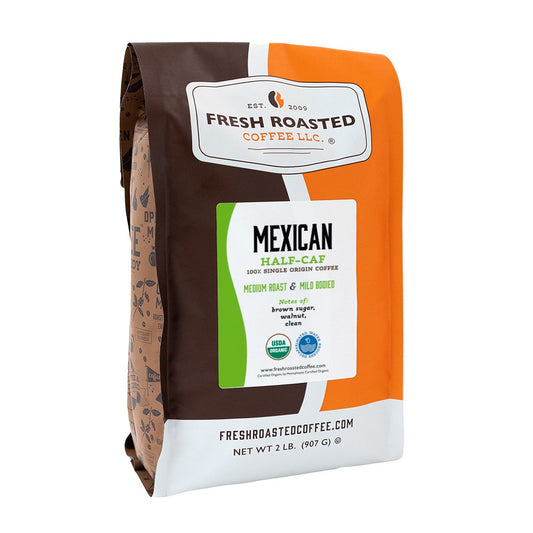 Organic Mexican Water-Processed Half Caf - Roasted Coffee