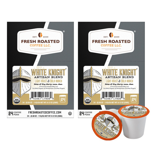 Organic White Knight - Classic Coffee Pods