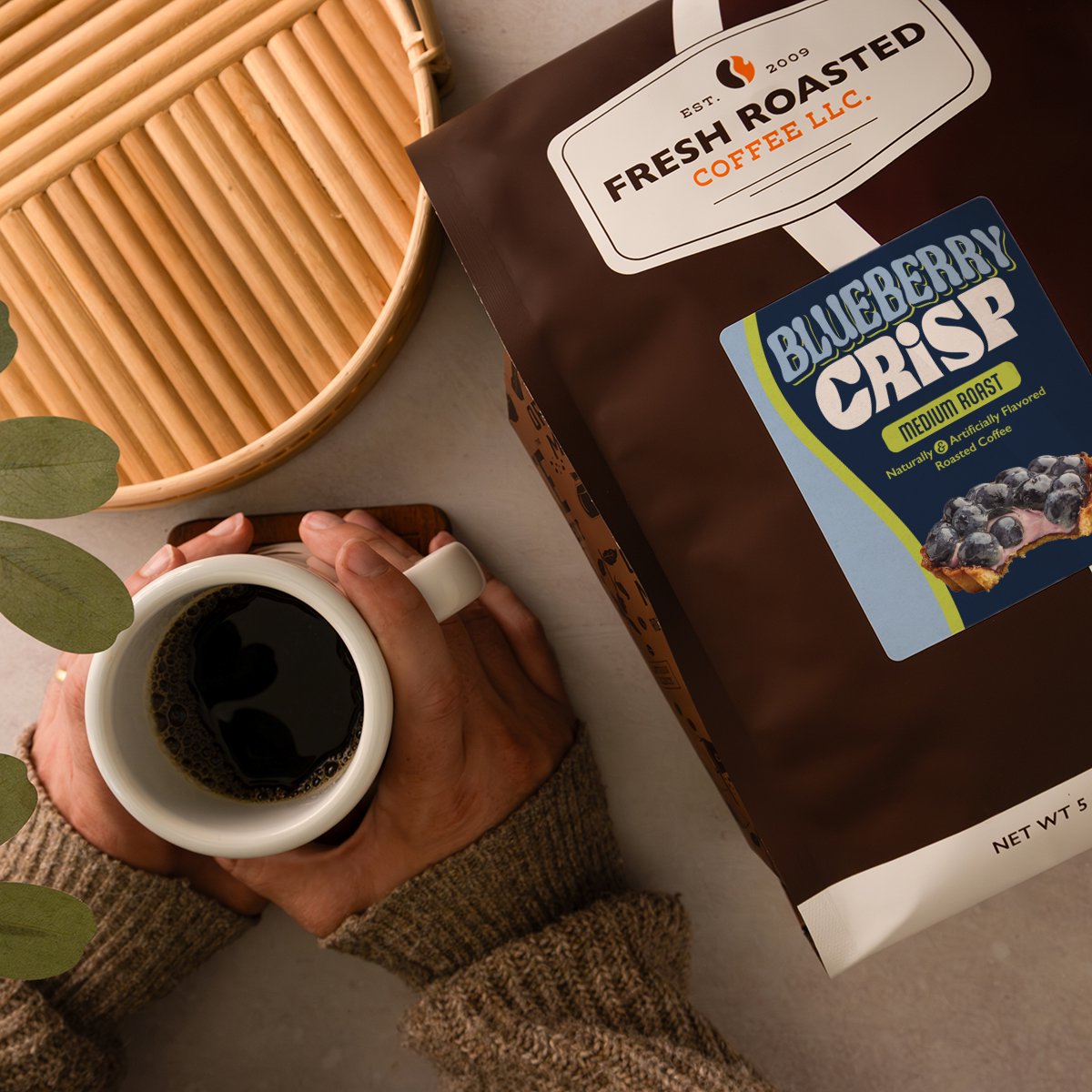 Blueberry Crisp - Flavored Roasted Coffee