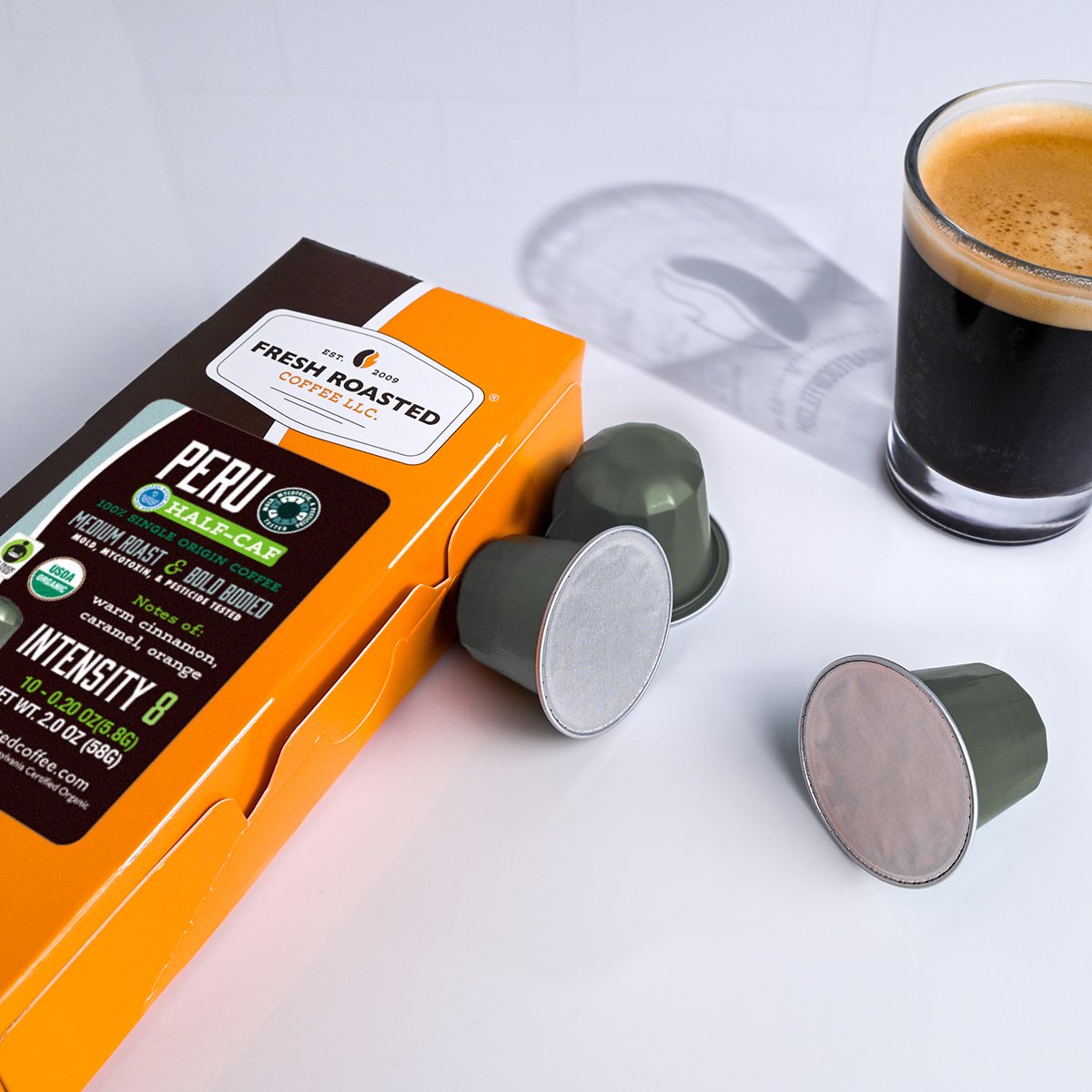 Organic Peru Half Caf MMTP - Espresso Capsules