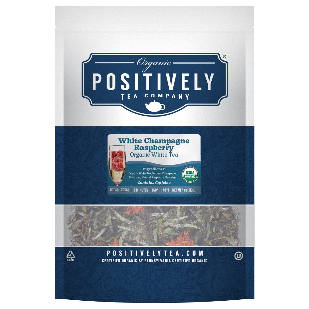 Organic White Champagne Raspberry - Loose Leaf Tea